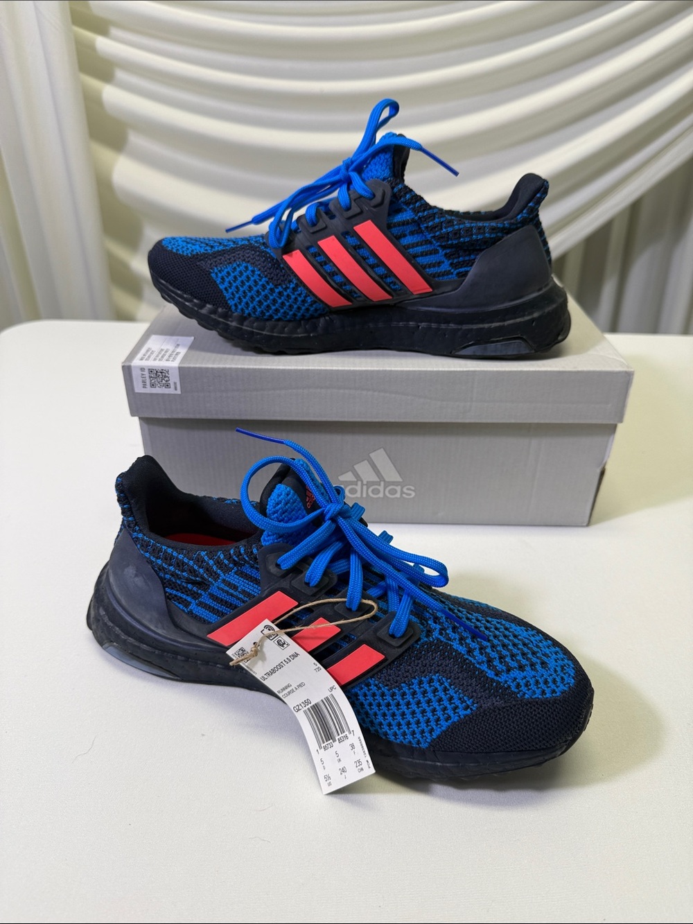 Adidas Ultraboost 5.0 DNA Jr ‘Legend Ink’ Blue GZ1350 Youth Size 5.5/Women 38